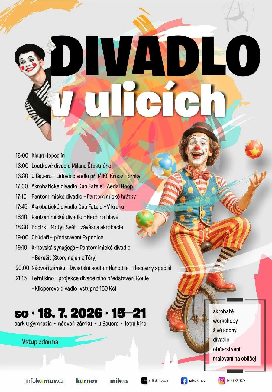 plakát Divadlo v ulicích