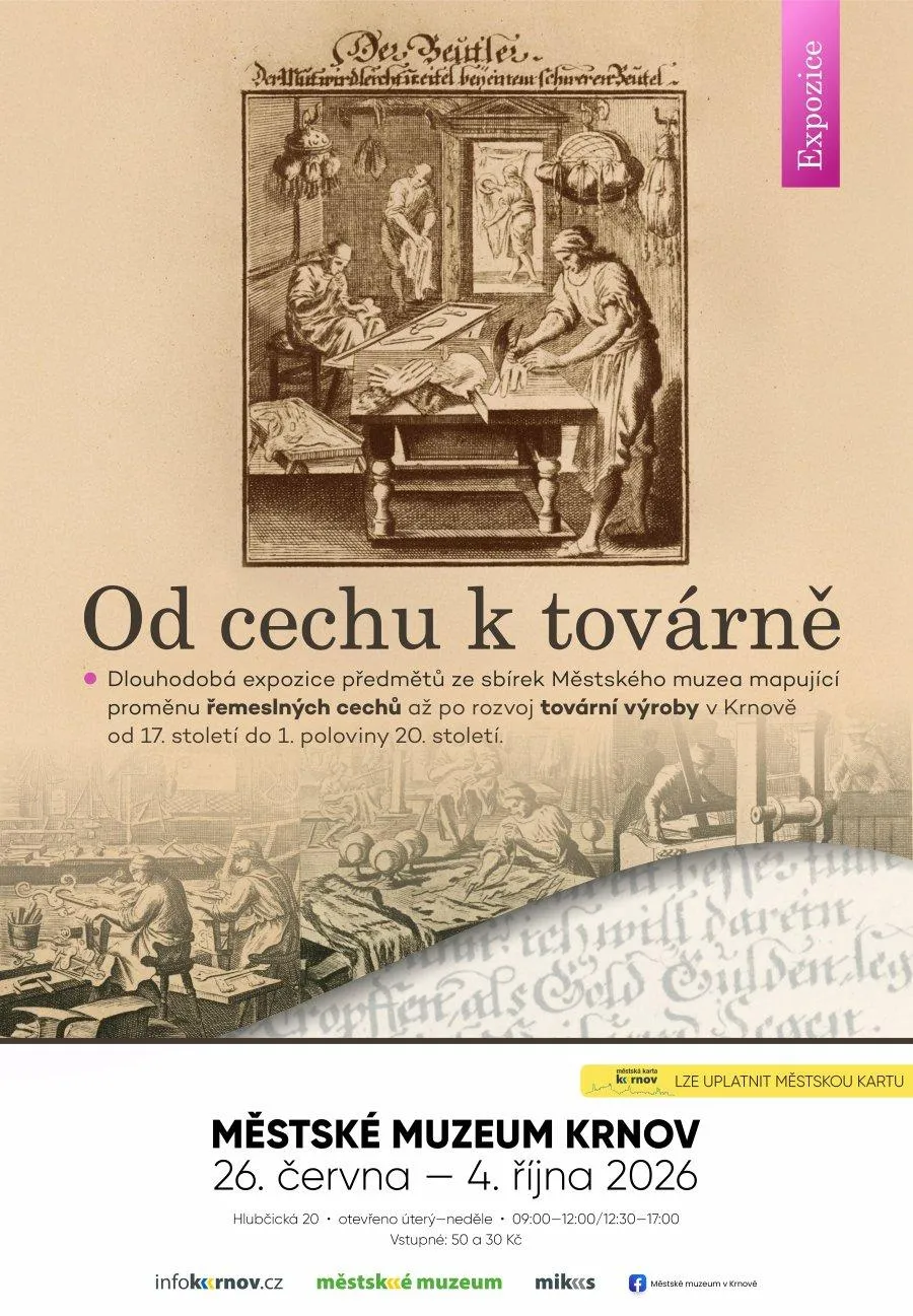 Od cechu k továrně plakát