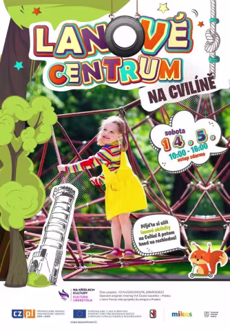 plakát Lanové centrum na Cvilíně